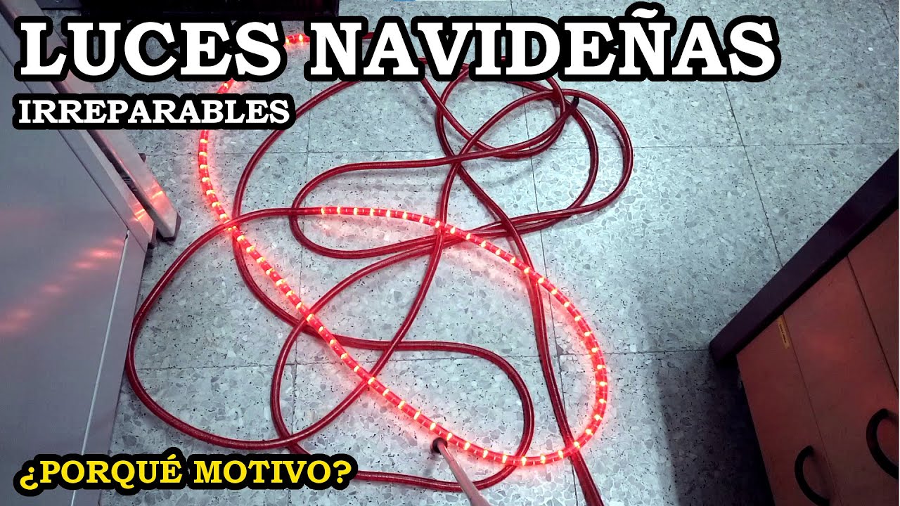 Tira Luces Navideñas Irreparables. ¿Porqué Motivo?. Construcción Interna. 320