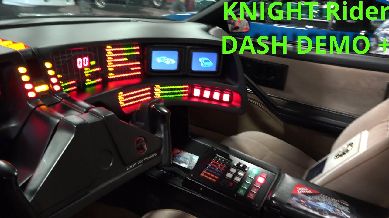 Knight Rider KITT Car Dash Demo - Hollywood Movie Automobiles