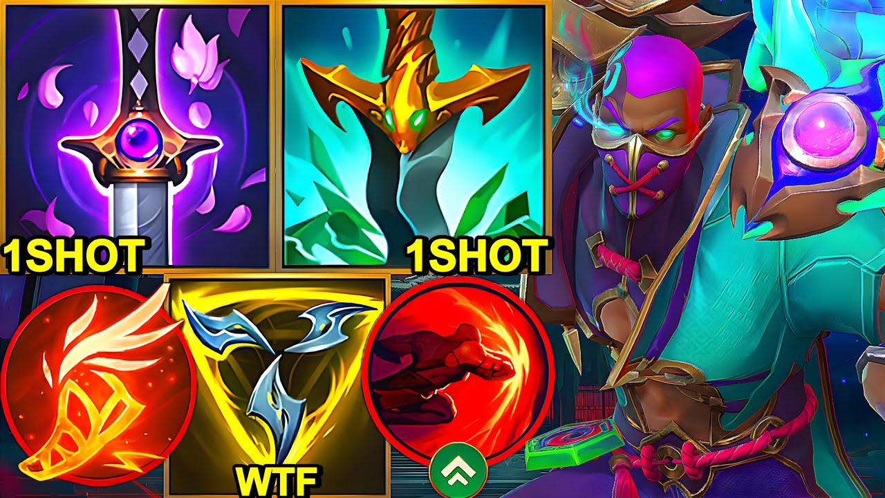 Wild Rift China Pyke Mid - Sovereign Rank gameplay - 18KILL BEST PYKE BUILD RUNES - HANDCAM