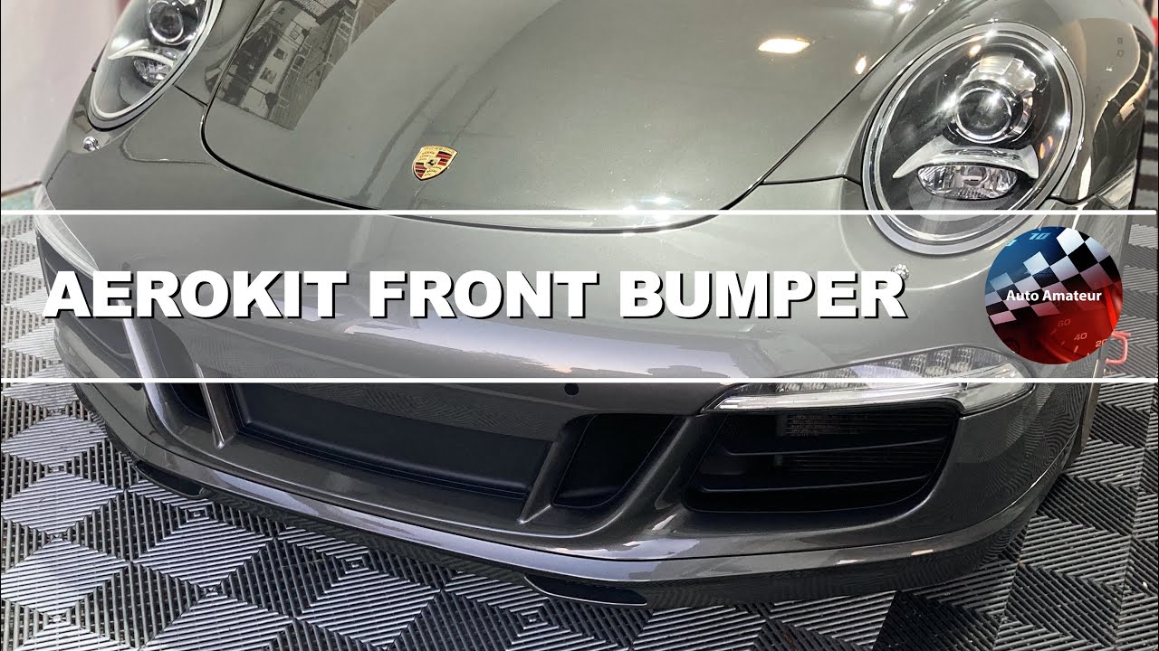 Aerokit Front Bumper Installation for my Porsche 911 (991)