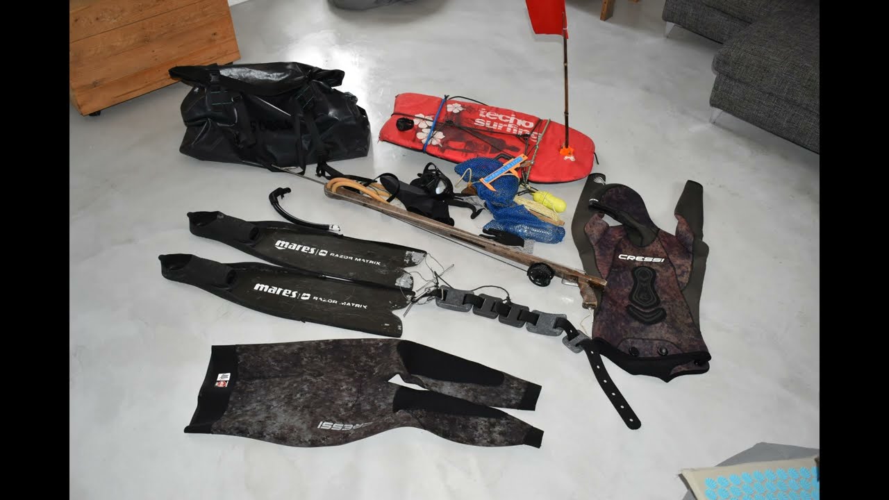 Mon Équipement de Chasse Sous-Marine :  Guide Complet !  #spearfishing #pêche