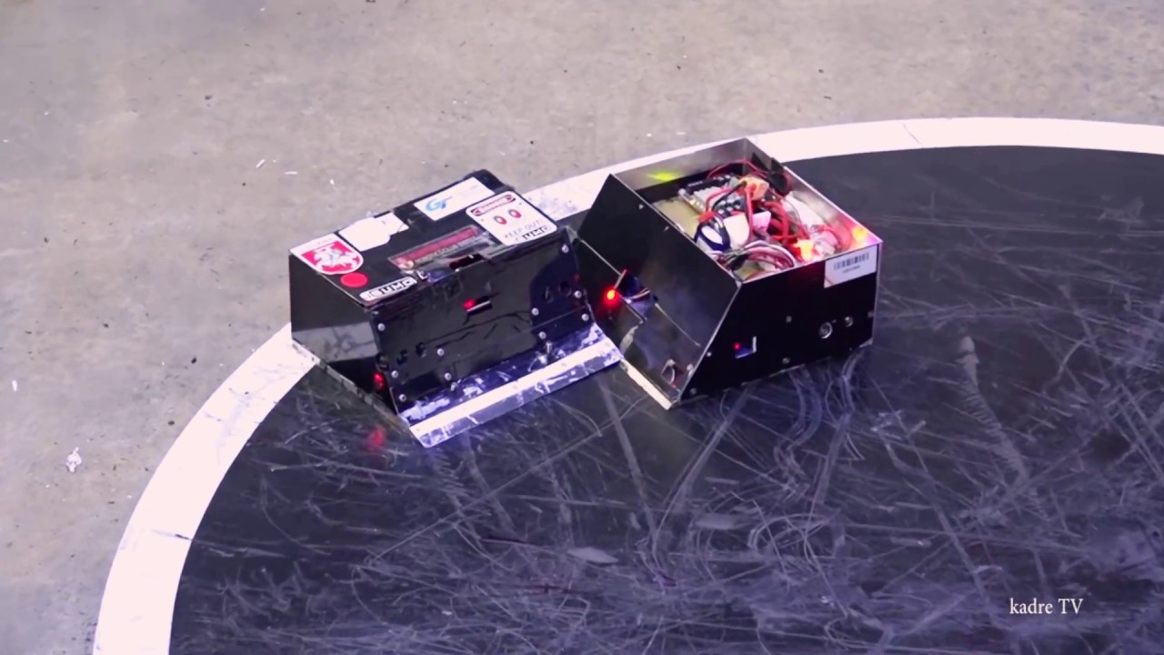 sumo robot 3kg Great Final the winner of the show. 2017 in Lithuania