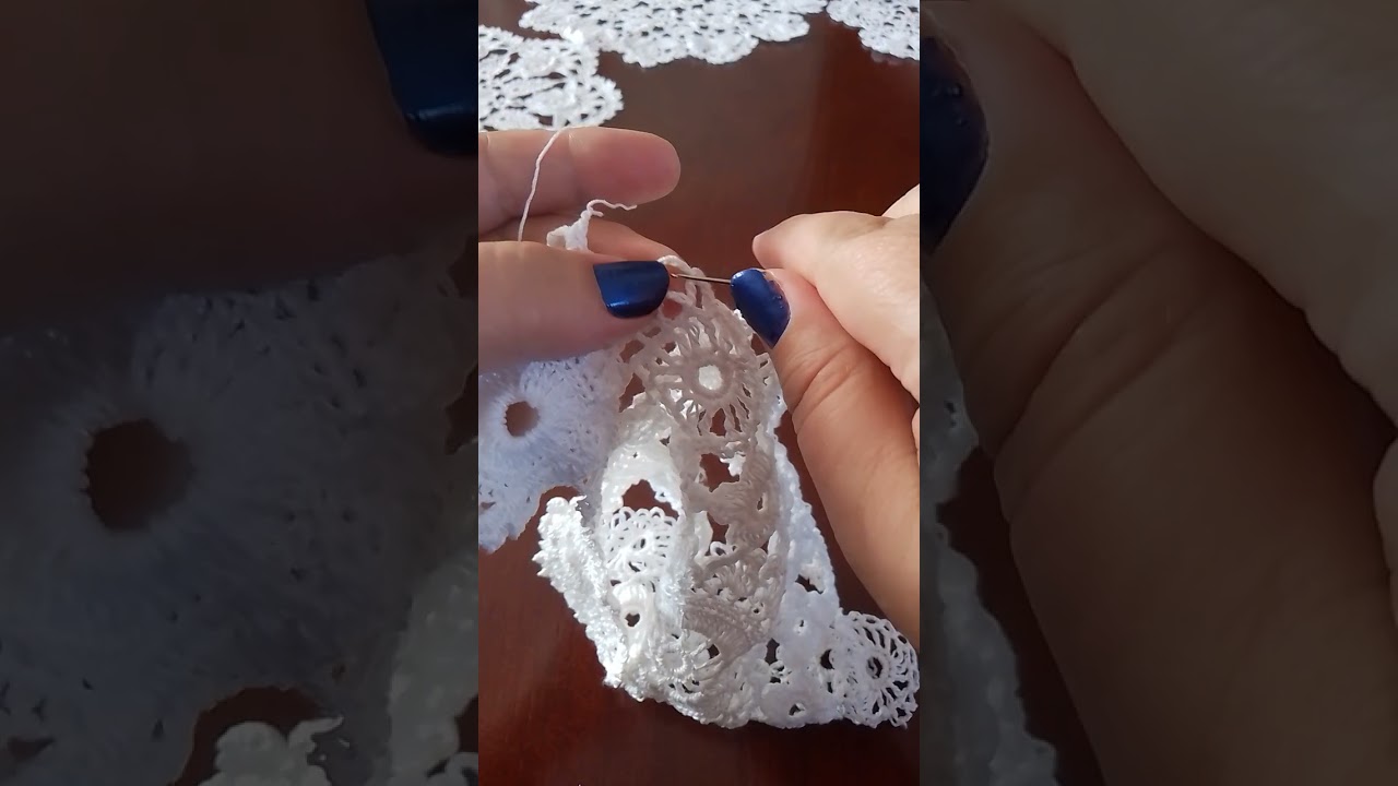 Jak zrobić koronkę koniakowską do koszyka Wielkanocnego 😊 (część 4)