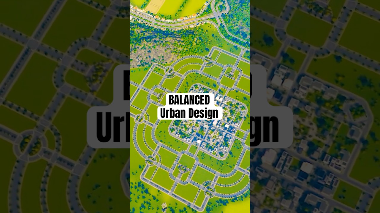 My City&rsquo;s Symmetrical Expansion Plan in Cities Skylines