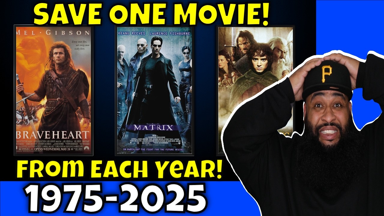 Save One Movie From Each Year 1975 to 2025. This Was SO HARD!