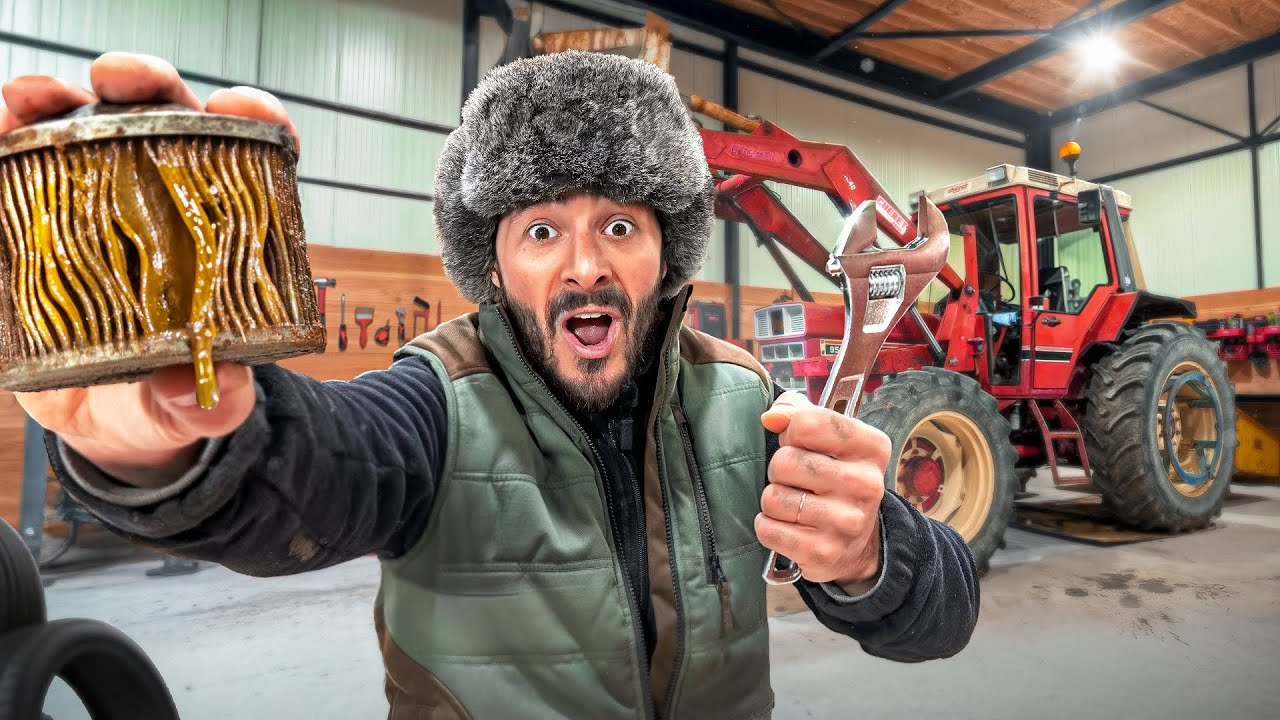 Je R&Eacute;NOVE SEUL mon VIEUX TRACTEUR ! (40 ans de crasse !)