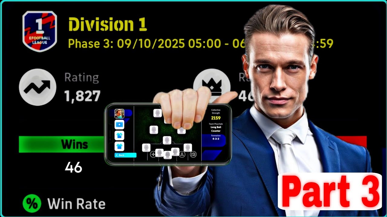 Formation ka ugu adag Efootball ee aad devision 1 ku gaari karto || Best Formation