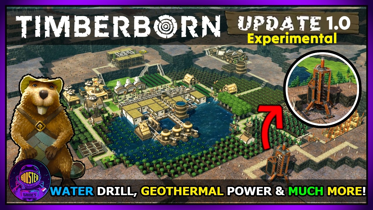 LIVE | Unlocking Ancient Aquifer to Grow our OASIS Colony! - Timberborn 1.0 Experimental Gameplay