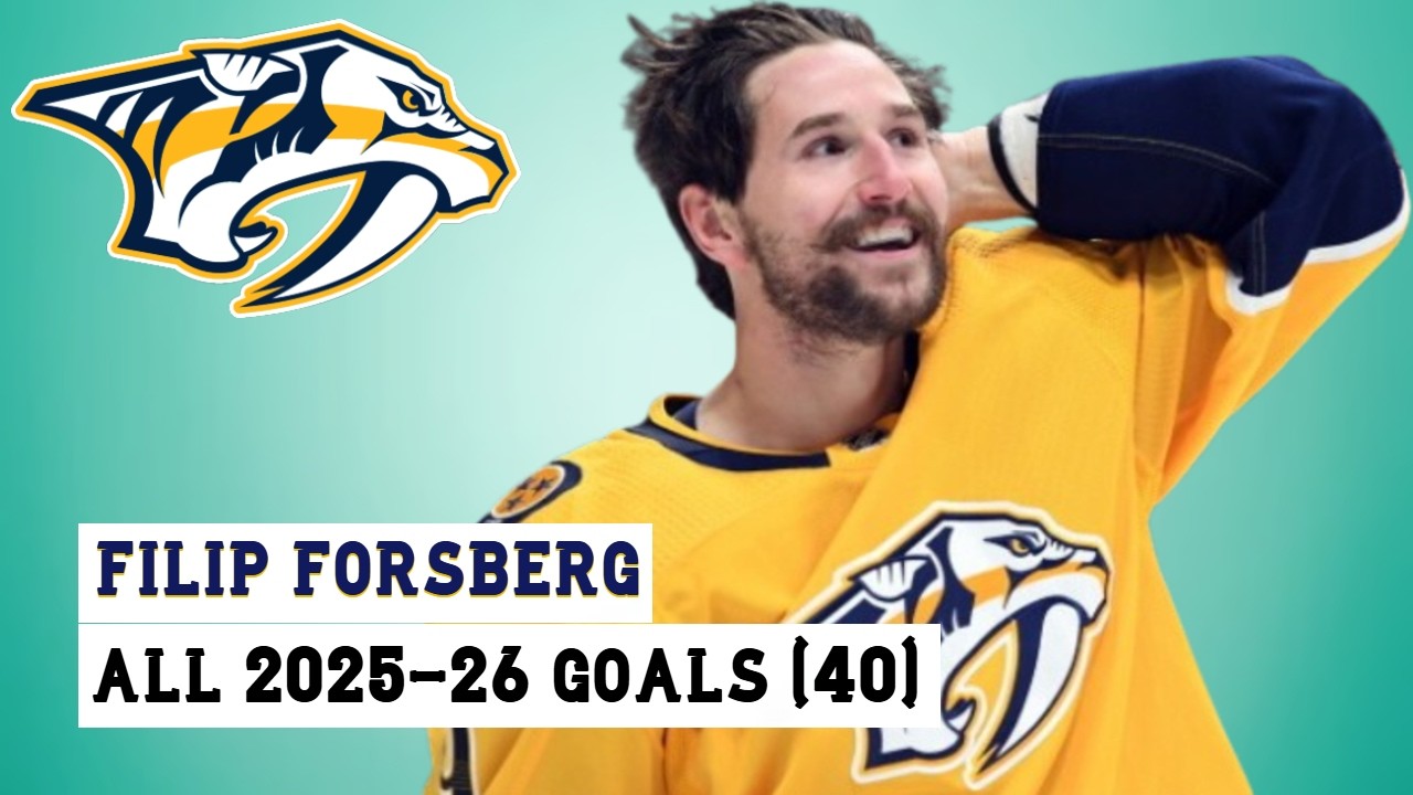 Филип Форсберг (#9) Все 40 голов сезона НХЛ 2025-26