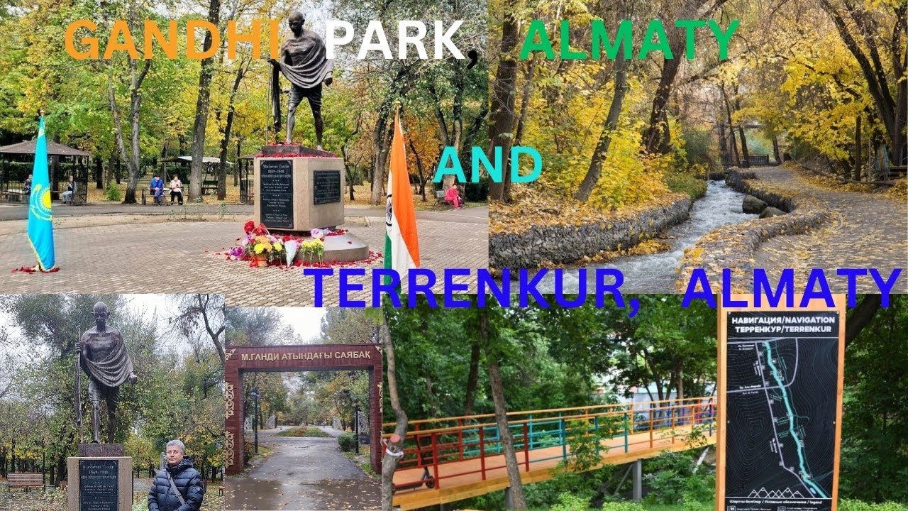Exploring Gandhi Park Almaty & Terrenkur: A Scenic Walk in Nature.
