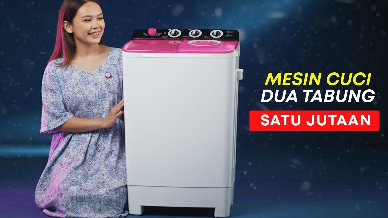 5 Rekomendasi Mesin Cuci 2 Tabung Harga 1 Jutaan Terbaik