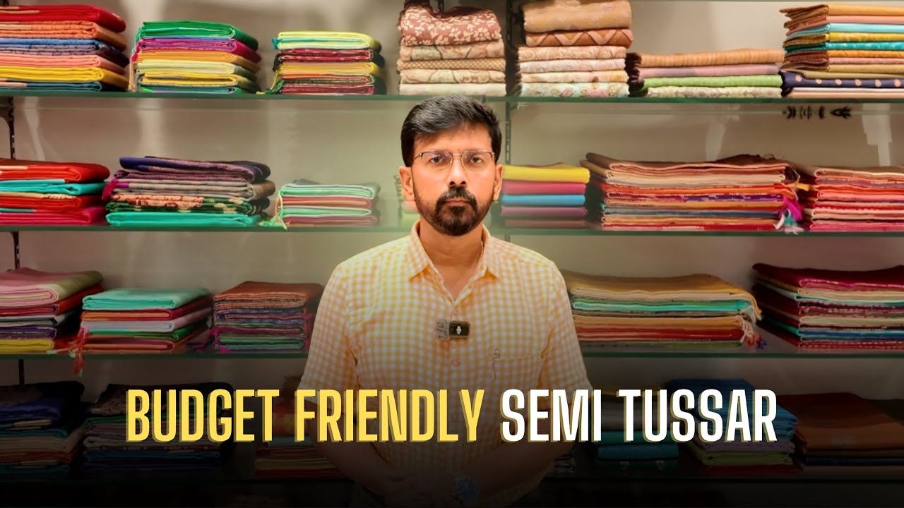 🌟 Budget-Friendly Semi Tussar Sarees | Elegant & Affordable Ethnic Looks! 👗💖
