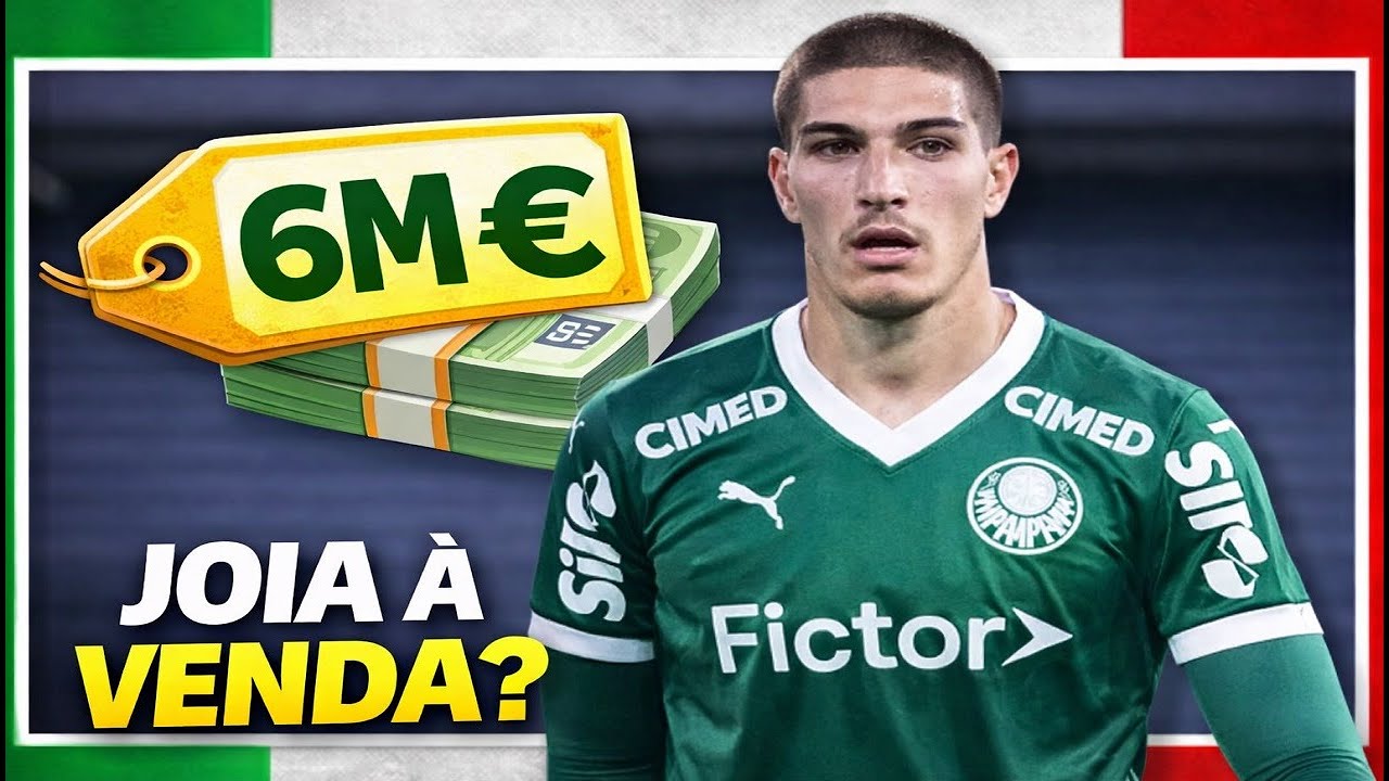 UDINESE FAZ PROPOSTA MILIONÁRIO POR JOIA DA BASE DO PALMEIRAS