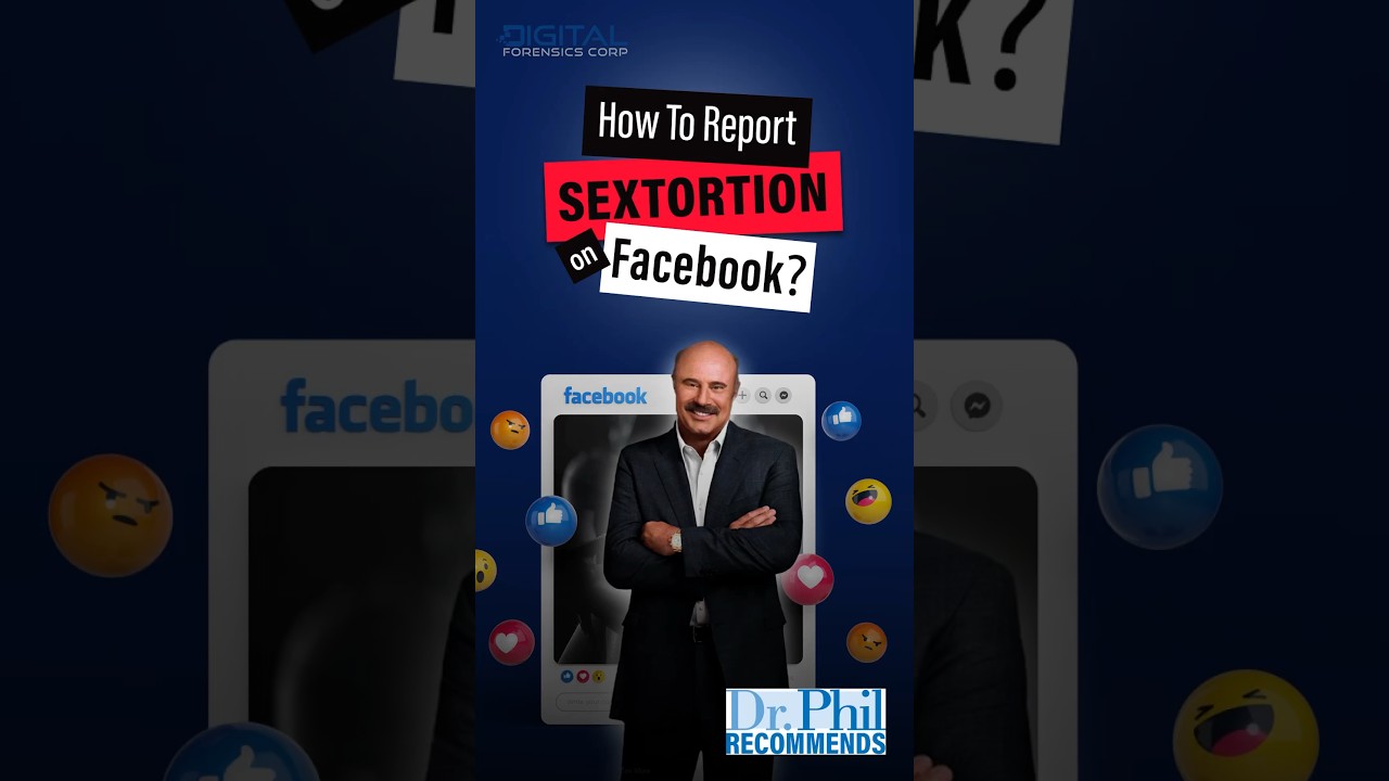 How to report sextortion on facebook? #shorts #howto #sextortion #blackmail #onlinethreats