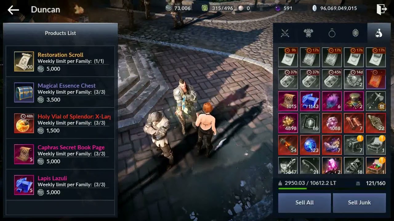 Guild Military Supply, Get Weekly Precious Items (Restoration scrolls, Caphras)- Black Desert Mobile