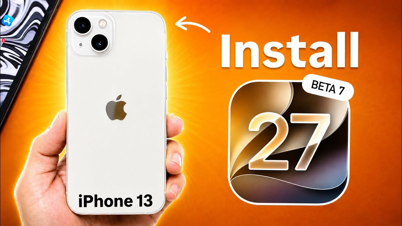 iOS 27 Beta 7 in iPhone 13 - How to Download iOS 27 Beta 7 Update in iPhone 13 -Ai Siri in iPhone 13