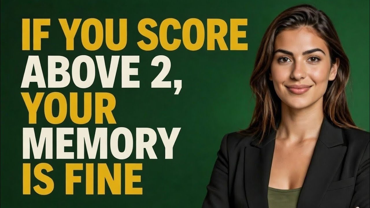🧠 IF YOU SCORE ABOVE 2, YOUR MEMORY IS FINE | Hard Memory Test Challenge 🔥