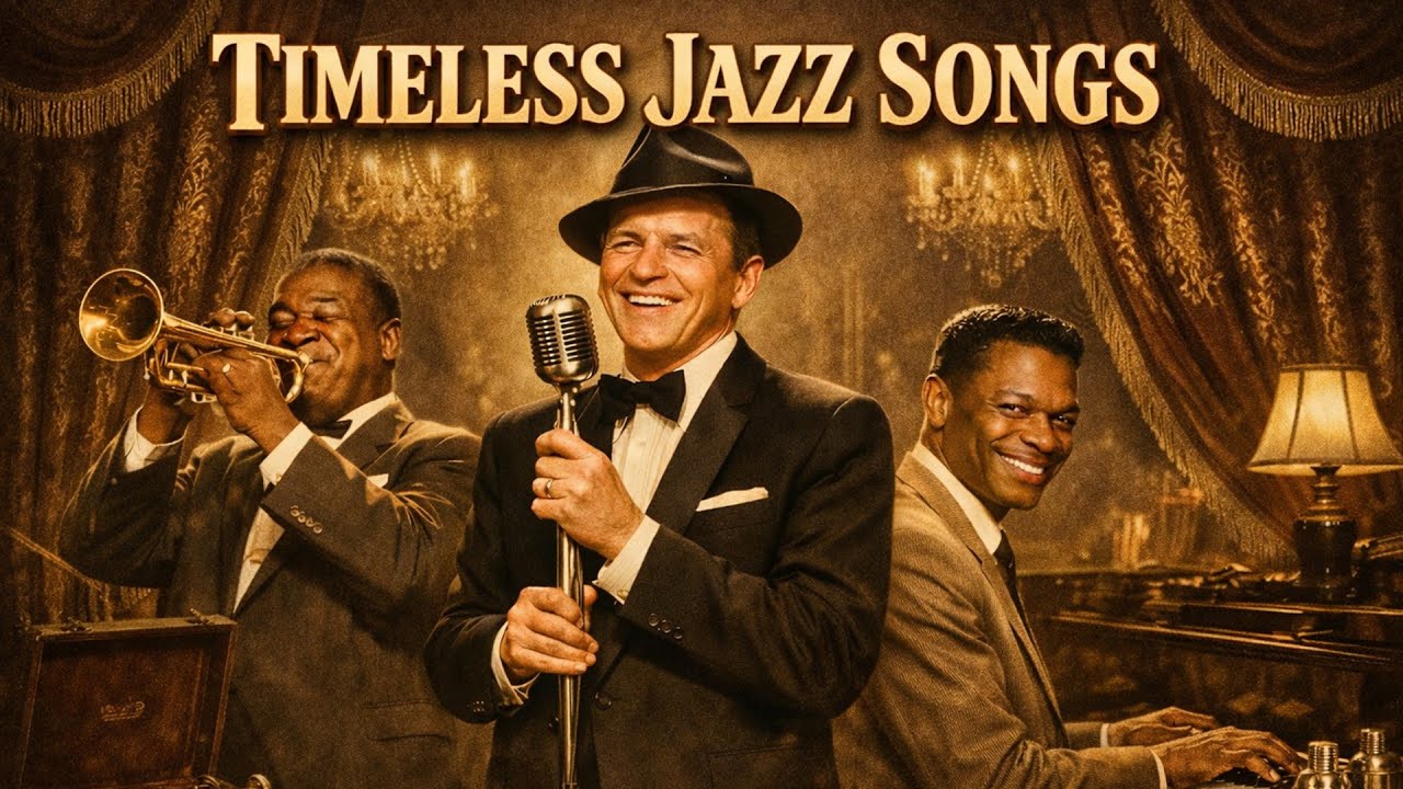 Timeless Vintage Jazz: Frank Sinatra, Louis Armstrong, Ray Charles Legends | Vintage Jazz Night