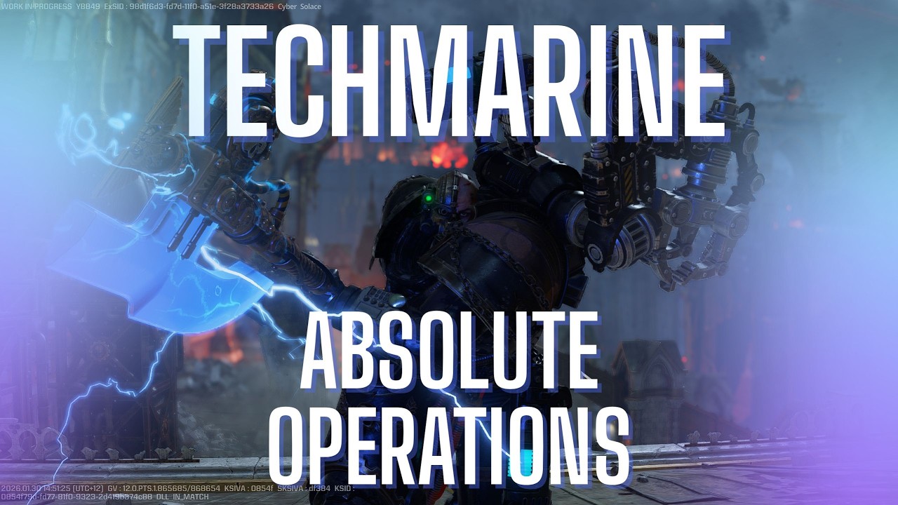 ✠ CYBER SOLACE ✠ - SPACE MARINE 2 - PRESTIGE THE TECHMARINE TO MAX LEVEL! - THE FLESH IS WEAK