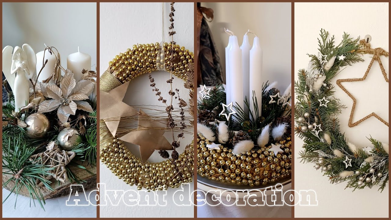 Vánoční dekorace, na stůl a dveře/christmas ideas for the table and door
