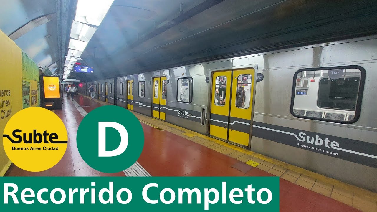 Recorrido Completo | Línea D | Subte de Buenos Aires