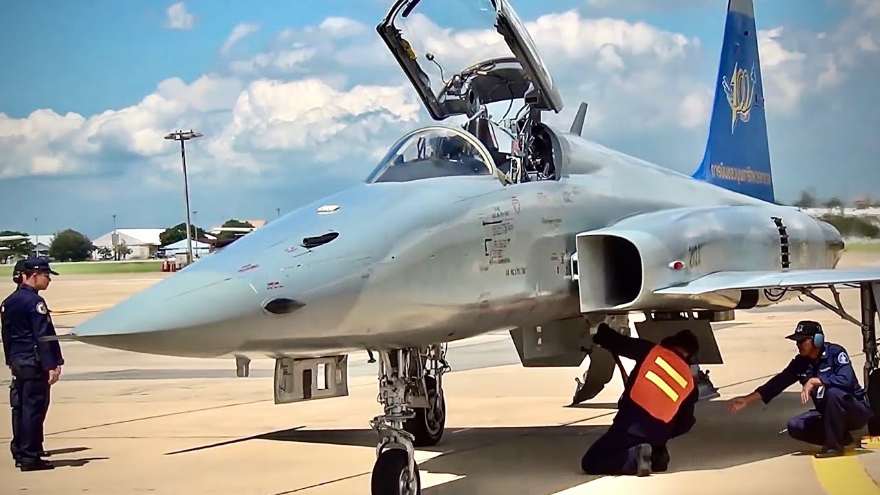 RTAF F-5E Wing21 Arrival 100 ปีการบิน @ ดอนเมือง