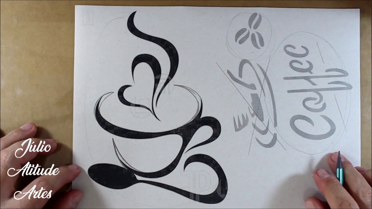 Como fazer STÊNCIL e  PINTURA  Cantinho do CAFÉ  #stencil #artesanato.