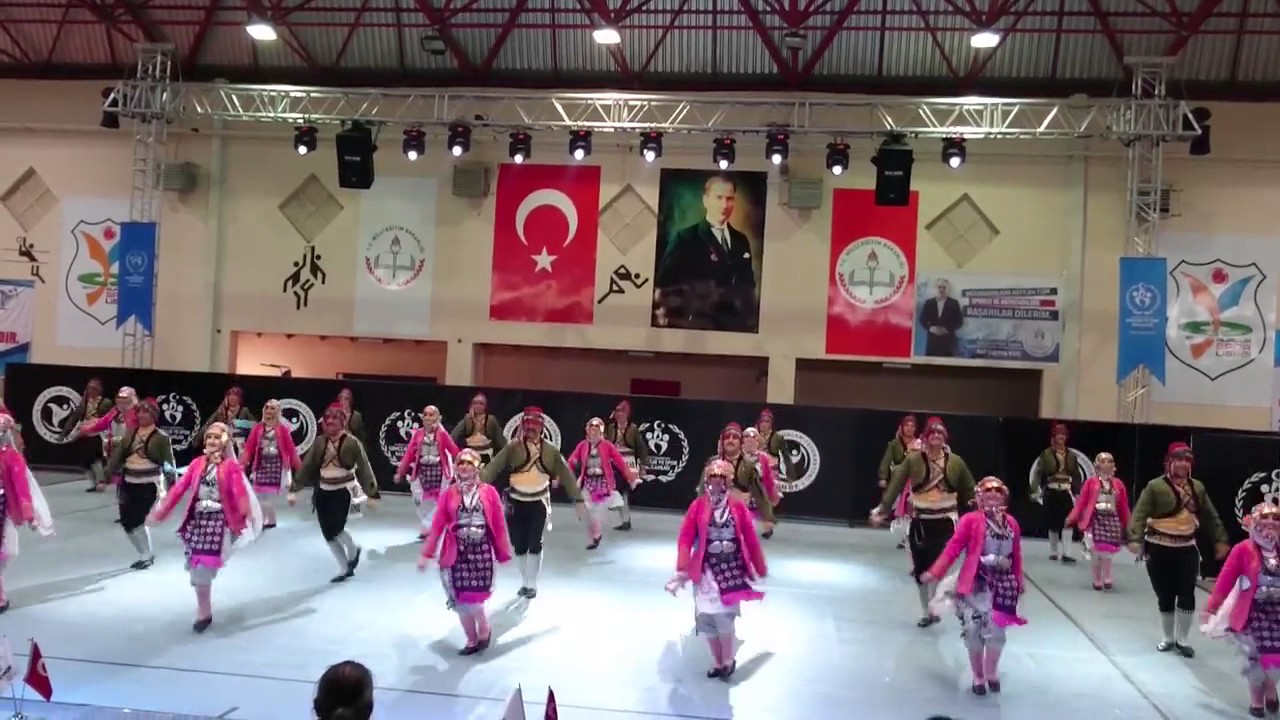 Asker Uğurlaması 2-Azize Kahraman Halk Eğitim Merkezi Halk Oyunları Ekibi-AntalyaİlYarışmasıBirinci