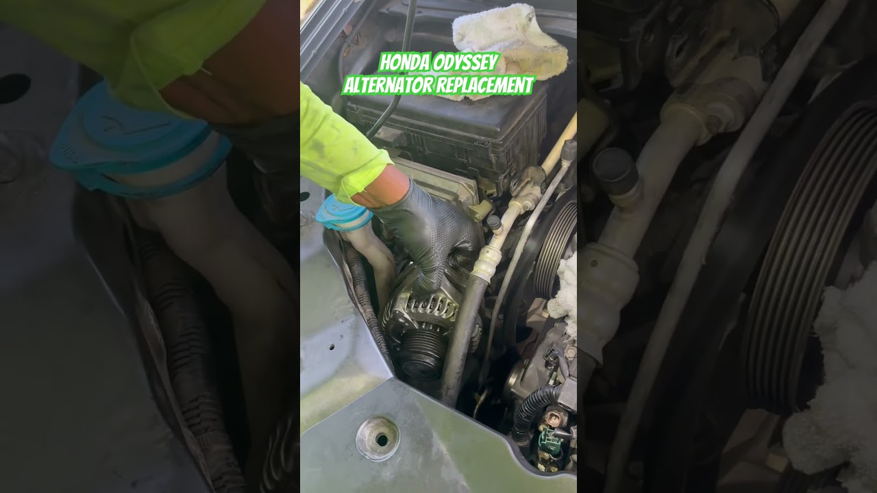 Honda Odyssey Alternator Replacement #mobilemechanic #automobile #honda #mechanic #diy #houston