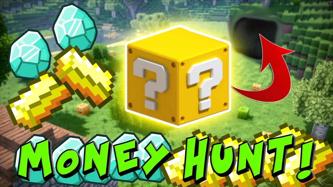 Minecraft LUCKY BLOCK MONEY HUNT MODDED BATTLEDOME CHALLENGE - Minecraft Mod | JeromeASF