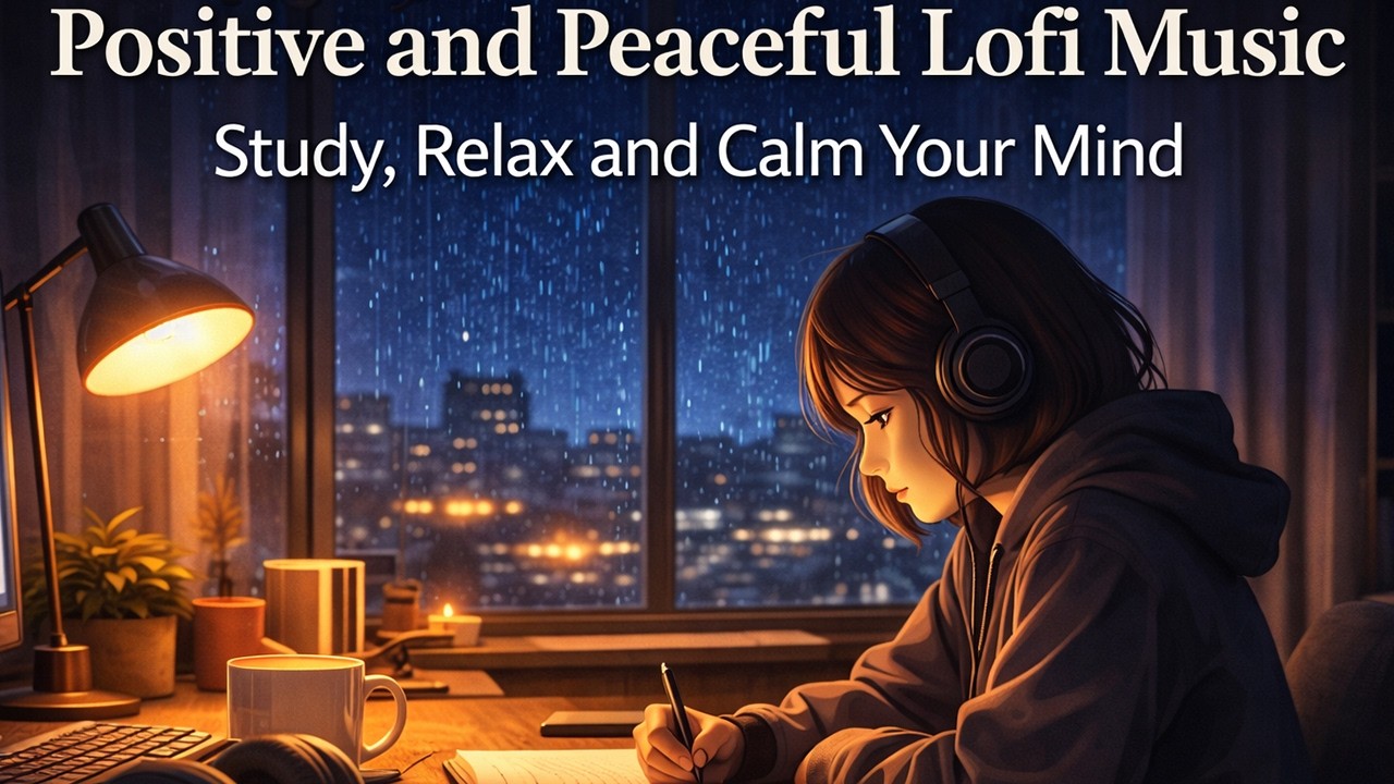 Positive & Peaceful Lofi Music 🌿 Study, Relax & Calm Your Mind