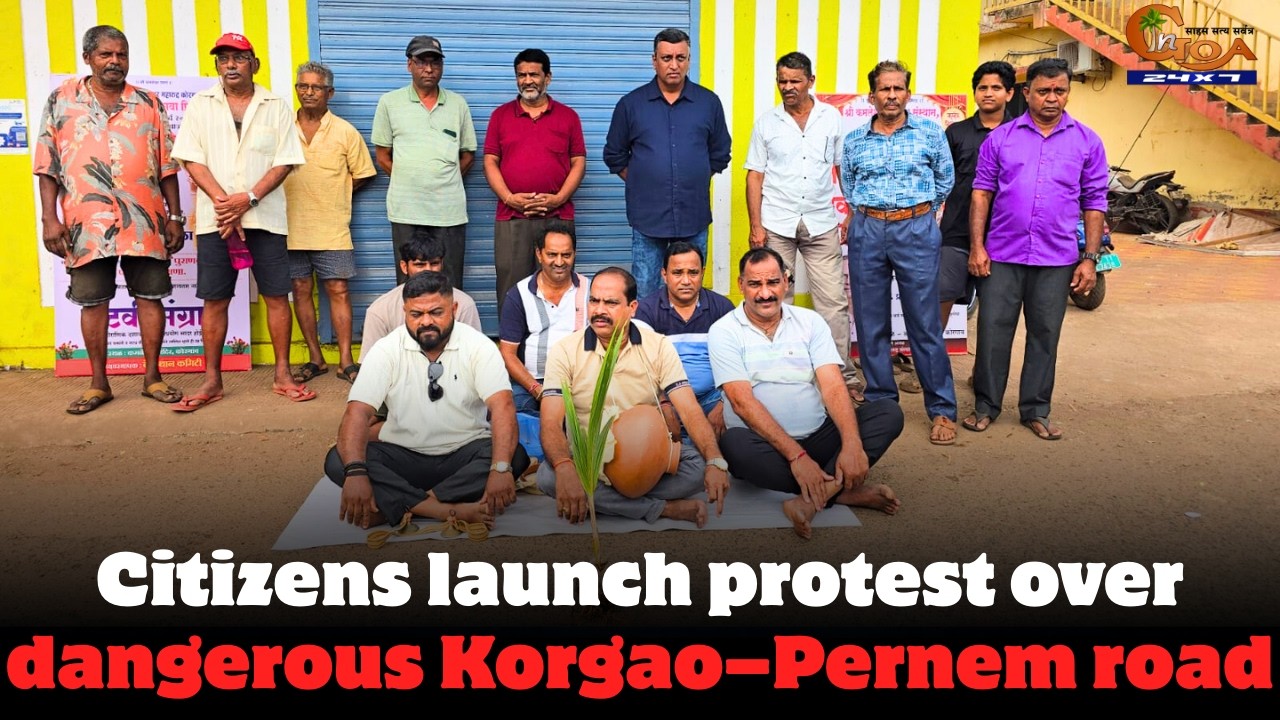 Citizens launch protest over dangerous Korgao–Pernem road