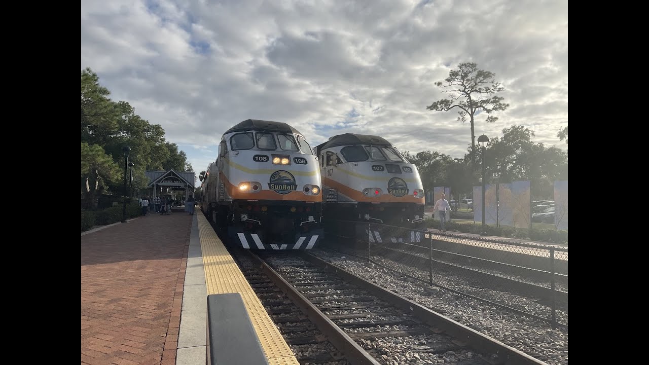 Sunrail + Amtrak Railfanning  ( Sunrail Doubleheader!! ) + Hornshows
