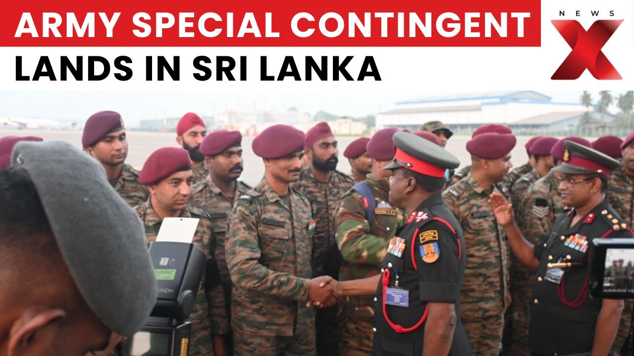 Indian Army Special Contingent Lands In Sri Lanka With Supplies And Medical Aid | NewsX