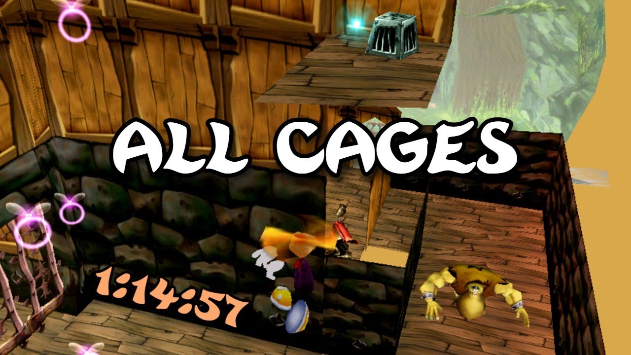 [WR] Rayman 2: The Great Escape - All Cages Speedrun in 1:14:57