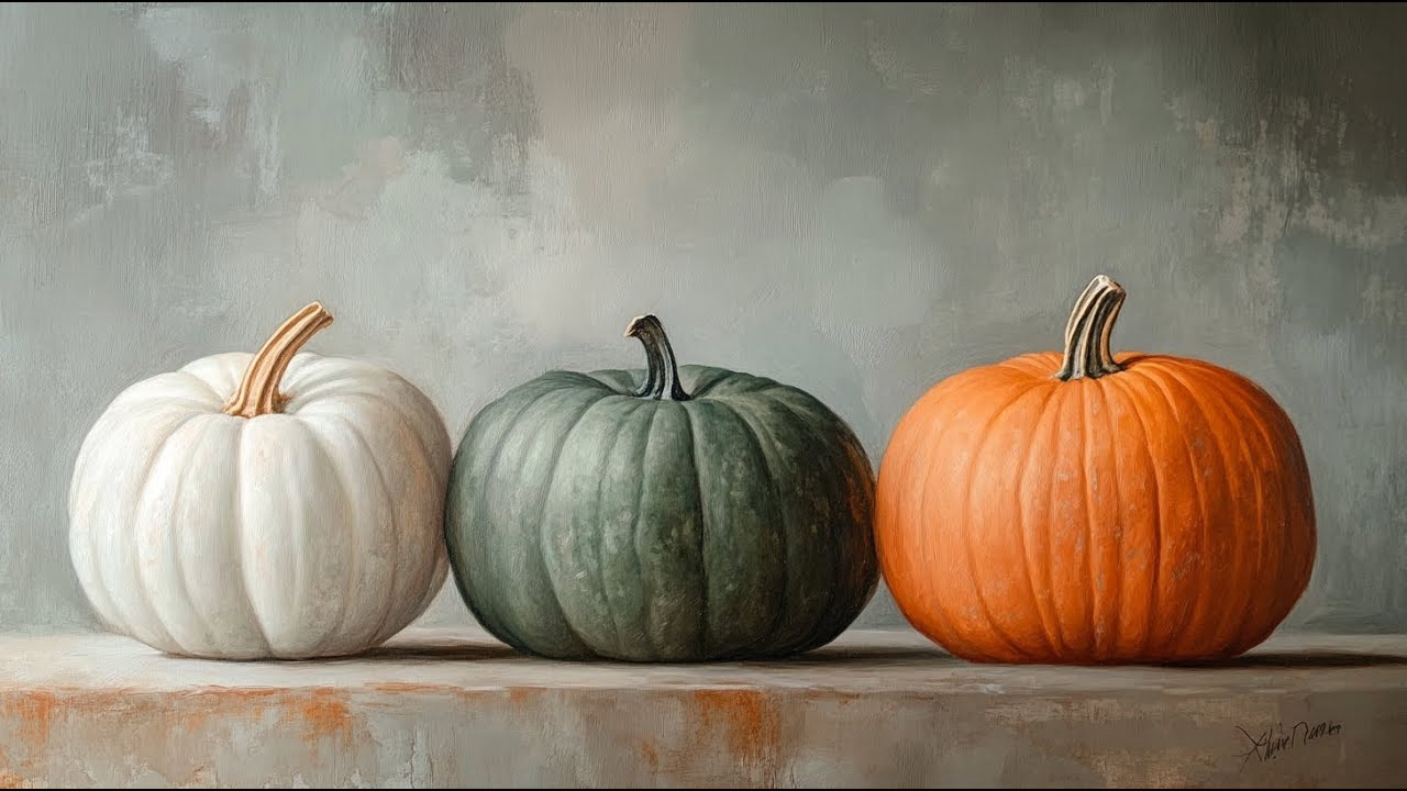2h Autumn TV Screen Saver in 4K | Pumpkins TV Art | Halloween Backgrounds
