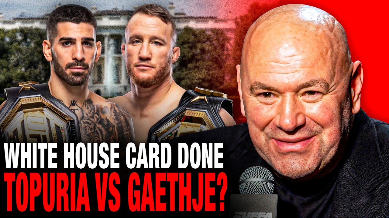 Dana White Teases UFC White House Card Being COMPLETE, Topuria vs Gaethje Main Event?
