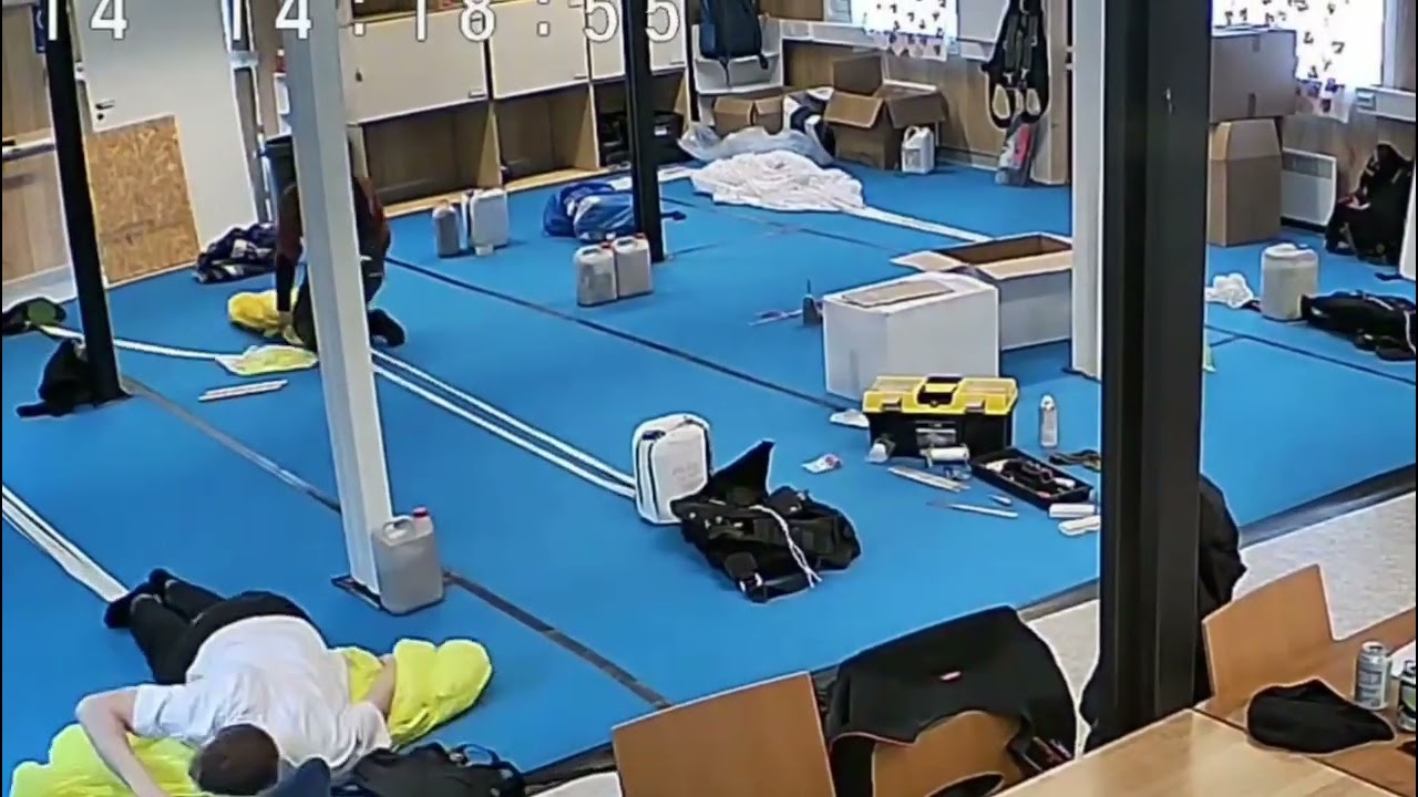 Reseve canopy packing @skydive_jkl 