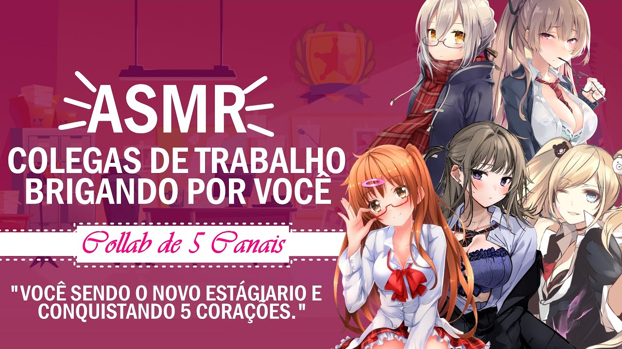 ASMR COLEGAS DE TRABALHO BRIGANDO POR VOCÊ ( parte 1)