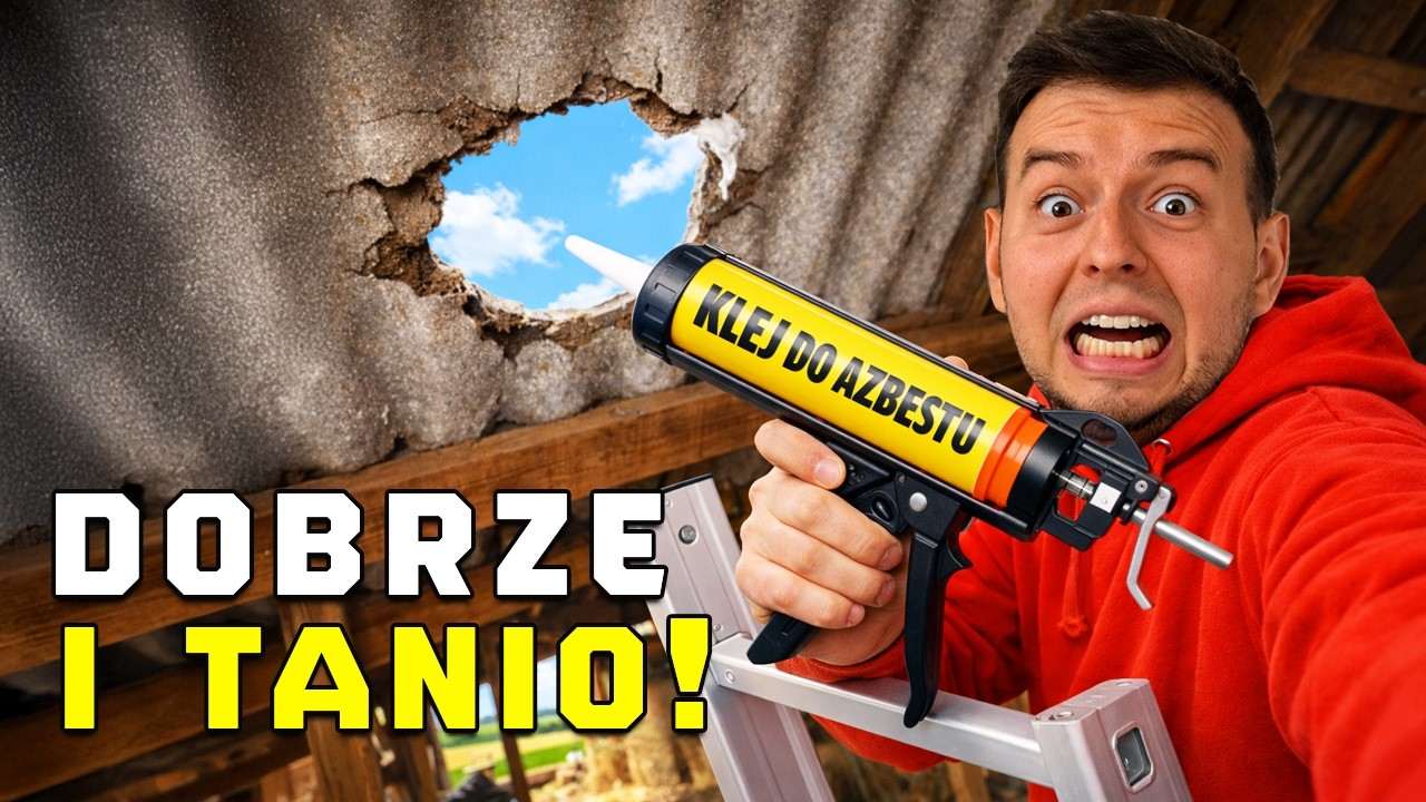 DACH Z AZBESTU SIĘ ROZSYPAŁ...