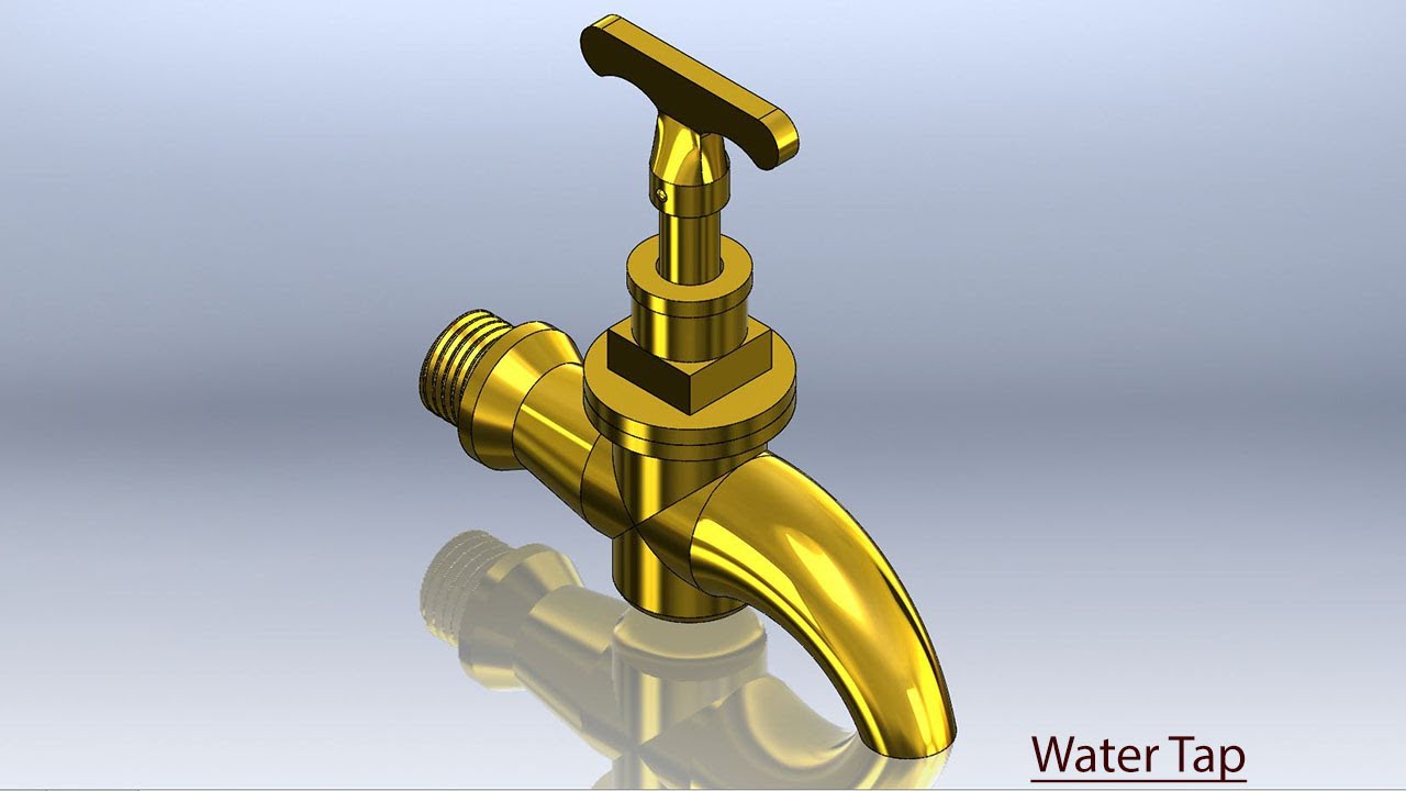 Water Tap || SolidWorks Tutorial