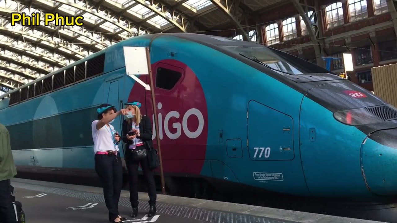 Part 6 - Lille Flandres Station - OUIGO TGV train Lyon to Lille