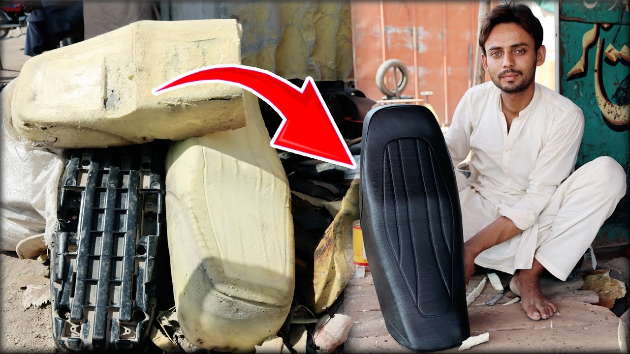 Restoration SEAT HONDA CD 70 | Amazing Skill Honda CD 70 Seat Modification | Bike Seat Restore