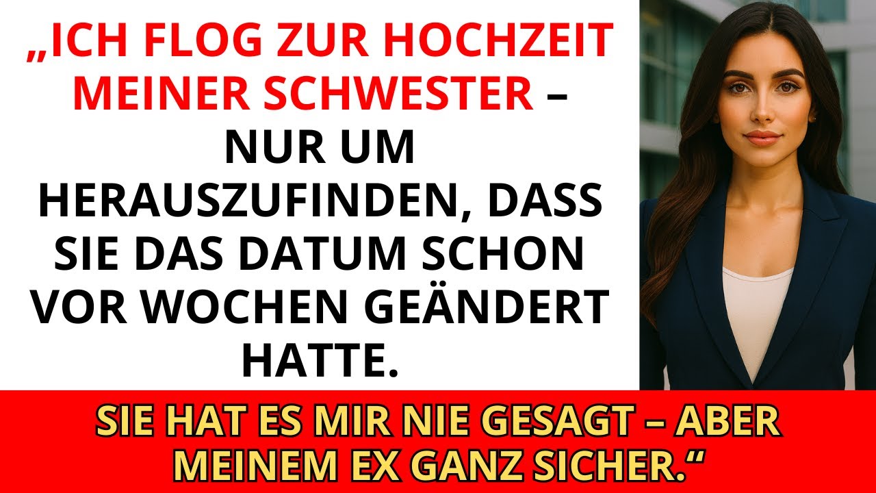 „Ich flog zur Hochzeit meiner Schwester, aber sie hatte das Datum geändert, ohne es mir zu sagen.“