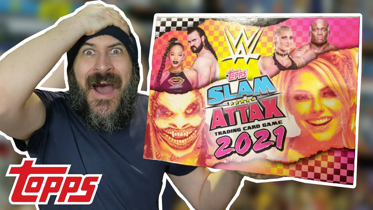 MASSIVE TOPPS WWE SLAM ATTAX 2021 UNBOXING!!!!