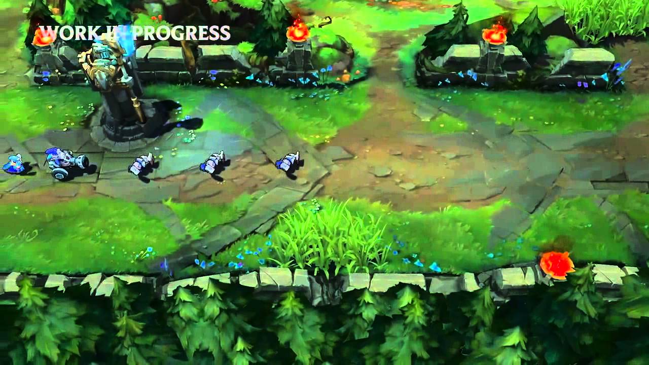 New Summoners Rift Map Visual Update Beta Gameplay! (League of Legends / LoL)