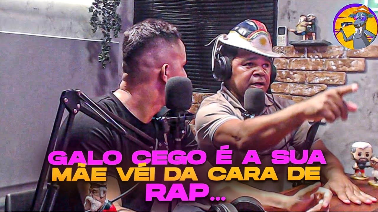 GALO CEGO SE IRRITOU COM LUIZ DO SOM | BODCAST