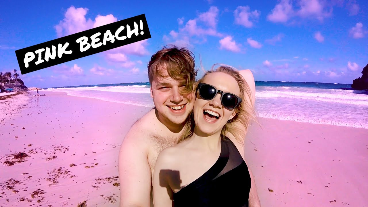 This Barbados beach is pink! | The Crane Beach