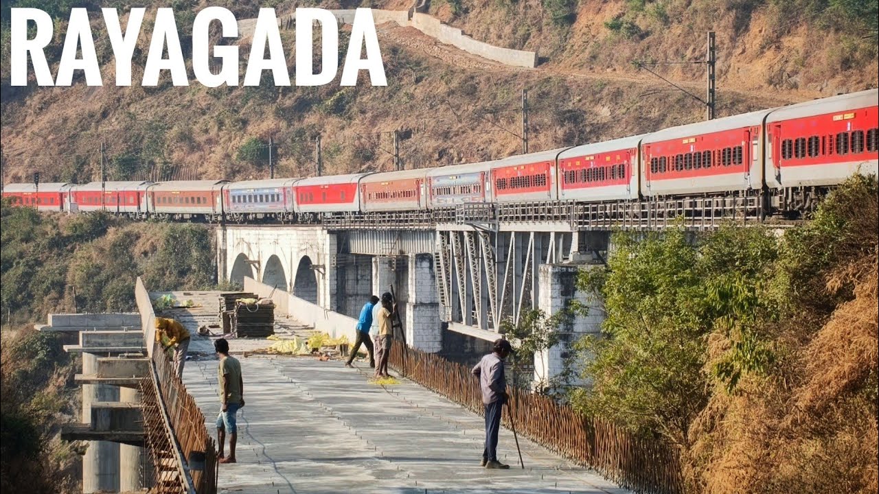 Train Videos : Amrit Bharat + Express Trains Arrival & Departure | Rayagada | Indian Railways