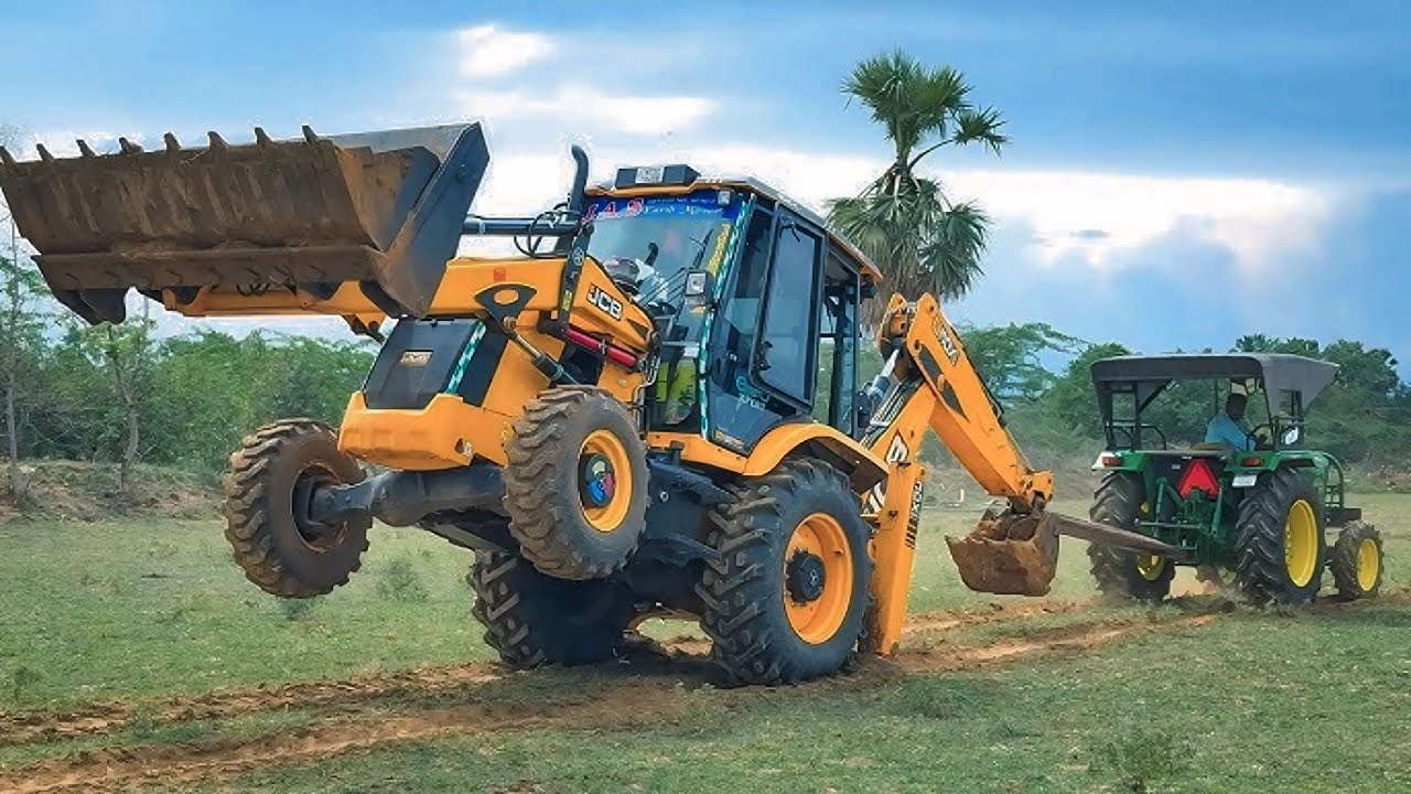 JCB3DXPLUS machine me tractor tochan in machine power #jcb #trector #excavator #vlog 